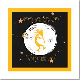 moon man Posters and Art